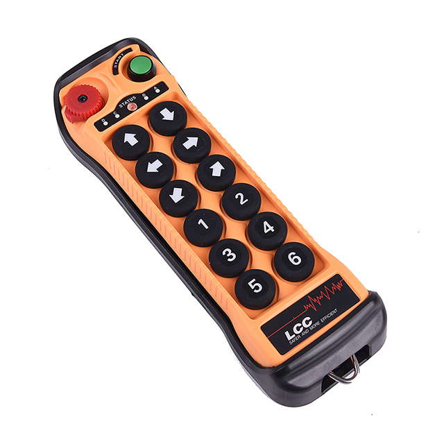Q1200 Industrial 12 botones 12V 24V 433mhz Radio Wave Interruptor de control remoto inalámbrico