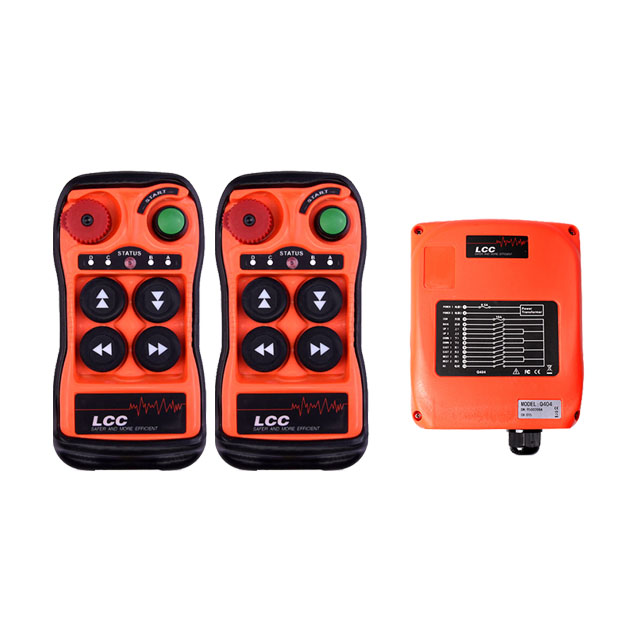 Q404 110V Control remoto de grúa eléctrica con botón pulsador de una sola velocidad