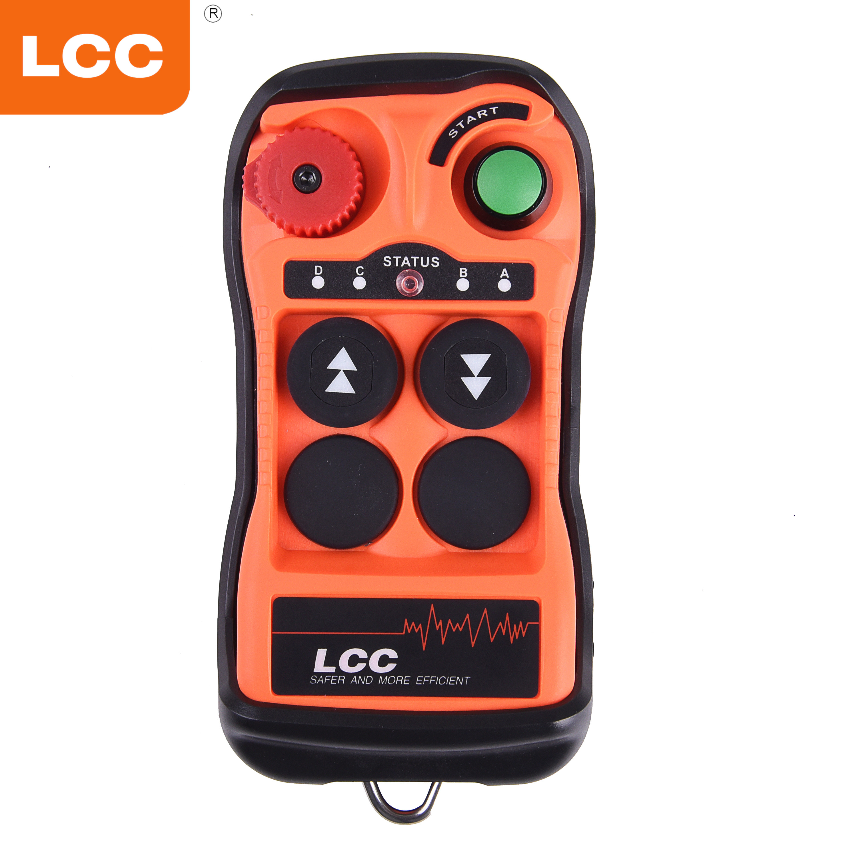 Control remoto por radio de grúa hidráulica industrial Q200 para ascensor
