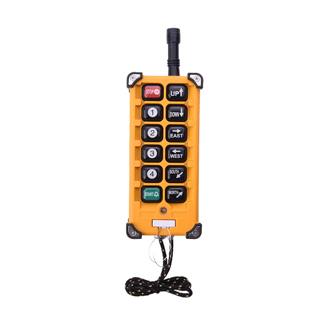 Control remoto de la caja del cable de la grúa de radio del polipasto eléctrico F23-BB