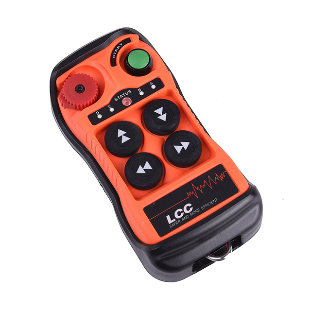 Q404 110V Control remoto de grúa eléctrica con botón pulsador de una sola velocidad